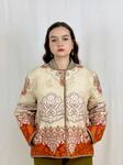 Куртка ЭКО из стеганного льна двусторонняя